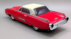 Vintage Yonezawa 1963 Ford Thunderbird Tin Toy Mf-203 Japan Friction Excellent