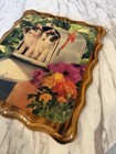 Vintage Cat Kitten Mailbox Wall Hanging Decoupage 1980s Decor 9 X 11   