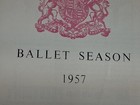 Royal Opera House Ballet Season 1957 Programme Margot Fonteyn Vintage