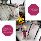 Lukovee Dog Car Seat Belt  2 Pack Headrest Restraint Seatbelt  Adjustable Pet