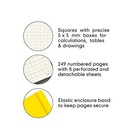 Leuchtturm1917 - Medium A5 Squared Hardcover Notebook  lemon  - 251 Numbered