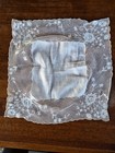 Vtg White Irish Linen With Lace Dainty Wedding 10 5in  Handkerchief  Beautiful
