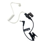 3 5mm Police Acoustic Tube Listen Only Headset Earpiece For Motorola Speaker Mic