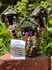 Handmade Fairy House Fully Decorated And Has Lights Bring Fairies To Live Here