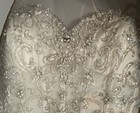 Alfred Angelo Allure Strapless Bridal Size 8 Strapless Gown W  Pockets Veil Inc 