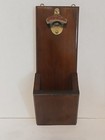 Vintage Coca-cola Wall-mounted Bottle Opener With A Cap Catcher