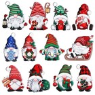24pcs Gnomes Hanging Ornaments Christmas Tree Decoration For Decor Party Supplie