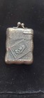 Antique Sterling Silver U s  Mail Stamp Holder Pouch Marked Sterling