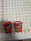 Lot Of 2 Trash Packs Mystery Series 4 Red Wheelie Bins With 2 Trashies