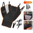 Dog Seat Cover Hammock For Back Seat Durable Waterproof Car Truck Suv  Seatbelt