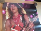 Eddie Van Halen Concert Live Guitar Poster 1980 s Diver Down Era Rock Roll