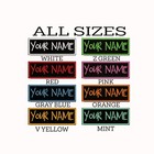 Custom Name Tag Personalized Embroidered Applique Patch Bikers  Uniforms Veteran