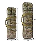 45   Tactical Carbine Gun Rifle Case Molle Bag Storage Backpack Hunting Case Us