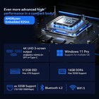 Kamrui P2 Mini Pc Amd Ryzen R2544 4c 8t  3 7ghz  Win 11 Pro 16gb Ddr4 512gb Ssd