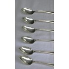 1910 Antique Alvin Sterling Silver Teaspoons Hamilton Pattern Set Of 6 112 Grams