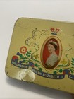 Queen Elizabeth Ii Coronation June 1953  Souvenir Cadburys Chocolate Tin  Empty 