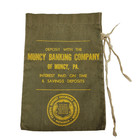 Pair Of Drawstring Bank Bags 8  X 5  Vintage History Cloth Banking Bags