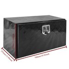 Pickup Trunk Truck Bed Storage Boxes Aluminum Trailer Tool Box 30 x14 x16 