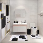 Bathroom Set - Black Bathroom Set  Bathroom Sets With Shower Curtain And Rugs   