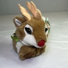 Swibco Puffkins Rudy The Reindeer Ltd Ed Christmas Plush 5  With Tags Bells