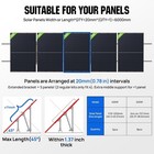 Adjustable Ground Mount Solar Panel Racking System For Large Scale Installation