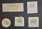 Very Rare India  Vintage Queen Victoria Stamps And Embossed Stamps Lot  5  Used