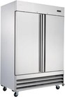 Smad Commercial Freezer 2-door Refrigerator With Electronic Thermostat