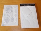 Stampin up  Prized Peony Cling Stamp Set New