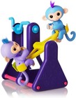 Fingerlings Playset See-saw With 2 Fingerlings Baby Monkey Toys Willy   Milly