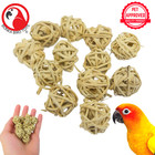 Bonka Bird Toys Pk12 Tiny Vine Balls Colored Natural Foot Talon Craft Part Cage