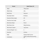 14k Yellow Gold Lab Grown Diamond Solitaire With Accents Attractive Ring Jewelry