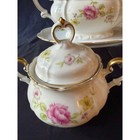 Edelstein Bavaria Regent Covered Sugar Bowl Creamer Gravy Boat W  Attached Plate