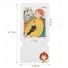   10 Sets Sublimation Photo Frame Blank  Foldable Paper Frame   Pet Film Set    