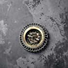 Large Intricate Filigree   Amethyst Glass Button 1940s Vintage Pop Of Purple