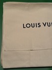 Authentic Louis Vuitton  Dust Cover Bag  Beige    18x13    Envelope Type