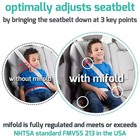 New Mifold Comfort Grab-and-go Car Backless Booster Seat Mfg 12 24