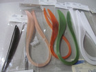 Quilling Paper Strips 50 Strips 1 8  Assorted Colors 10 Nip 3 Open