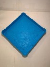 Kinetic Sand Sandbox Play Set Blue Tray 1 Pound Of Sand Sensory Toy 8 Molds Tool