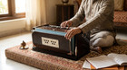 7 Stopper Harmonium   Double Bellows   39 Key 440hz   Indian Musical Device  