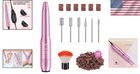 Professional 20000 Rpm Electric Nail Drill With Acrylic Kit - Portable   Compact