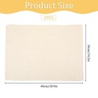 2pcs Proofing Cloth For Bread Baking 14x18 Inches  White 14x18 Inches 