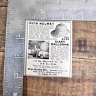 1952 Volume Sales Co  War Assets Vintage Print Ad Pith Helmet Balloon Los Angels