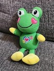 Dan Dee Frog Heart And Peace Sign Small Plush Stuffed Animal Collectors Choice 