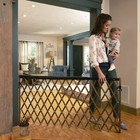 24  - 60  Extra Wide Walk-thru Baby Safety Gate Dog Pet Fence Doorways Stairways