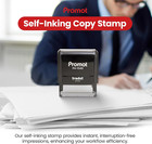Copy Self Inking Rubber Stamp - Refillable Stampers For Office - Business  Accou