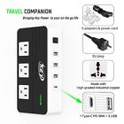 220v To 110v Step Down Voltage Converter 2-outlet 4 Usb Travel Adapter Converter