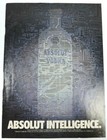 Absolut Intelligence Vodka Vintage Ad 1989 Circuit Alcohol Advertisement