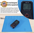 Anti-static Mat With Esd Wrist Strap And Grounding Kit  Silicone Soldering Repai