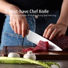 Hecef   Kitchen Knife Set Of 3 Ultra Sharp Stainless Steel Chef Knife W  Cover