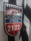 Usa Olympic Hockey Official Ccm 2021-22 Linesman s Jersey Adult  Size Large New